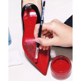 Unbranded Paint To Restore Christian Louboutin Shoes Red Bottoms Red Soles Re-finish