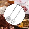 2 Pcs Flour Sifter, 304 Stainless Steel Tea Strainer Ball