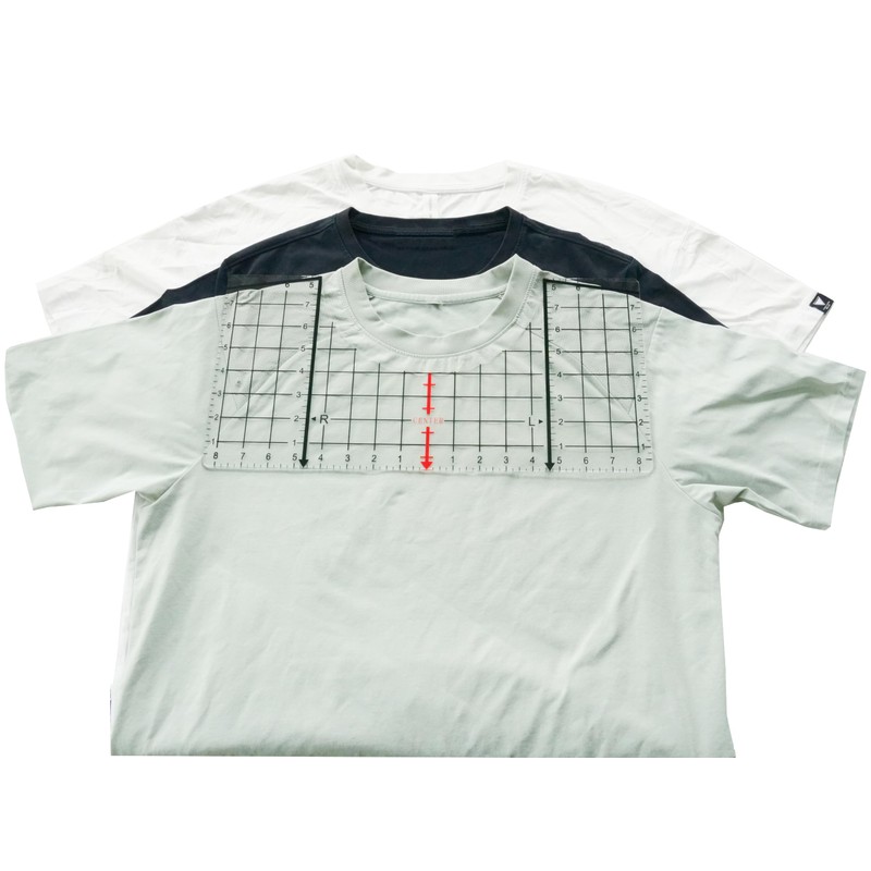 Kingria T-Shirt Rulers Guide Shirt Alignment Tool,Center Placement Guide Ruler