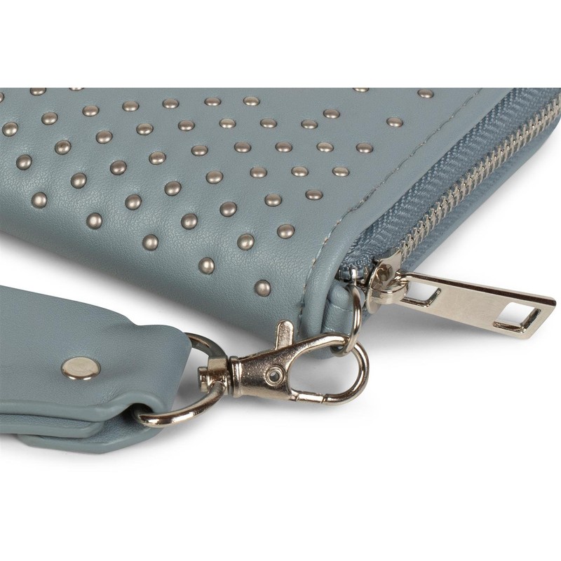 styleBREAKER purse with studs, zip, purse, ball-studded wrist strap, purse,