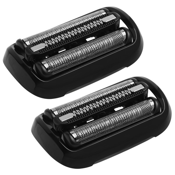 Pack of 2 Replacement Shaving Heads Compatible with Braun Series