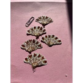 Gailslittlestuff Ladies decorative Fan 1:12 dollhouse minis Gailslittlestu