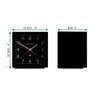 NEWGATE® Equinox Alarm Clock | Designled Cube Shaped Modern Alarm