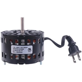 Dowfane Bathroom Fan Vent Motor 86933 40933 Compatible with Nutone Broan Direct Quieter Operation Enhanced Airflow JA2B104N 115V 1/50HP 1550RPM