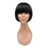 BM Peluca De Cabello Humano Liso De Cabello Virgen Brasileño