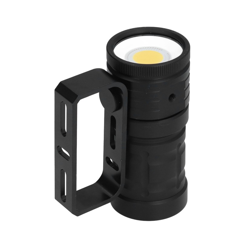 COB LED Diving Flashlight 100m Waterproof Underwater Torch with 3