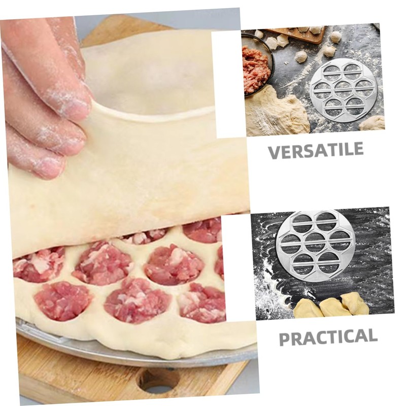 Zerodeko 2pcs Dumpling Maker Aluminum Mold Versatile Ravioli Wonton Press