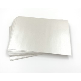 50 Pearlescent Envelopes, White Pearl, Pearls, Pearl Effect, C6 = 162 x 114 mm, Peel and Seal, Premium: 100 g/m²