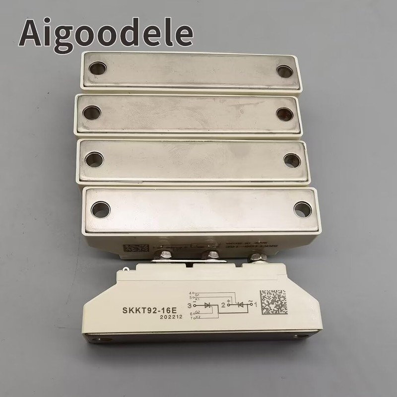 Aigoodele SKKT Thyristor Modules SCR SKKT92/16E Semiconductor Module 92A 1600V