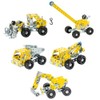 Eitech Metallbaukasten - Mini Baustellenfahrzeuge (5er Set)