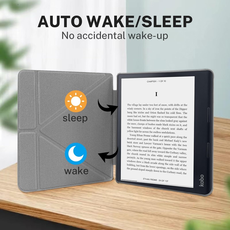 Case Compatible with Kobo Sage 8 Inch e-Reader (Model: N777