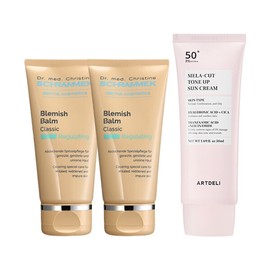 Schrammek Blemish Balm Classic BB Cream 30ml x2 + Artdeli Tone-Up Sunscreen 50ml / 슈라멕 블레미쉬밤 클래식 비비크림 30ml x2 + 아트델리 톤업 선크림 50ml