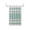 Madison Park MP70-1485 Spa Waffle Shower Curtain 72x72 Aqua,72x72