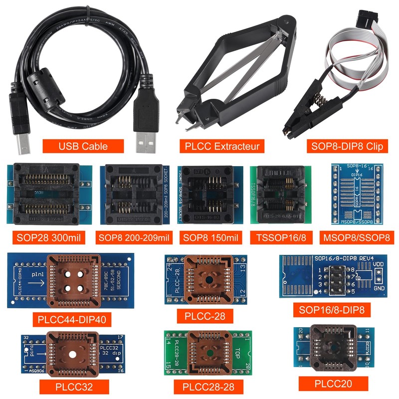 ACEIRMC T48 (TL866-3G) Programmer Support 34000+ ICS for SPI/Nor/NAND Flash/EMMC