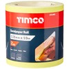 TIMCO 120 Grit Sandpaper Roll - Yellow -115mm x 10m