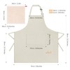 Viedouce 2-Pack of Waterproof Cooking Aprons with Pockets, Adjustable Kitchen