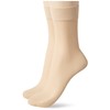 Pretty Polly Women's Legworks 8 Denier Natural Ankle Highs 2PP,
