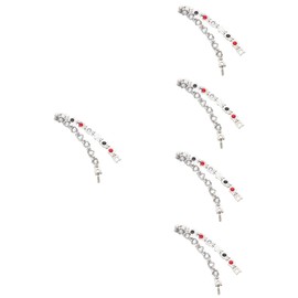 FOMIYES 5pcs Adjustable Wrist Bracelet Titanium Magnetic Therapy Fashion Jewelry Bracelet