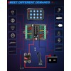 BraveWAY 12 Gang Switch Panel RGB Wireless Automatic Dimmable Control