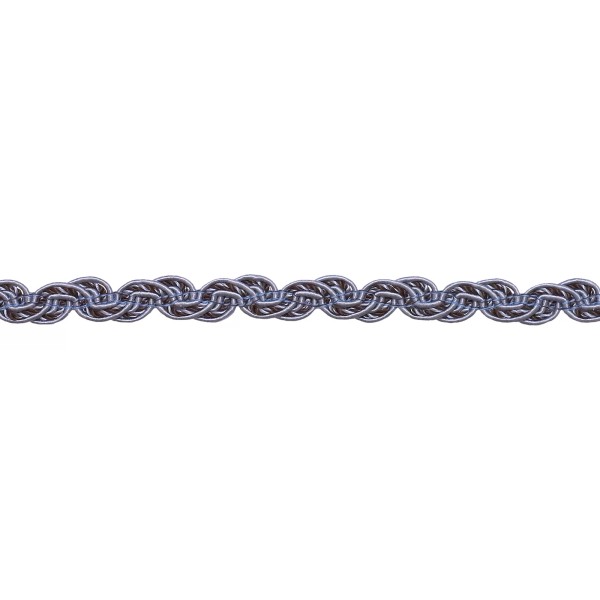 DÉCOPRO Brown Ice Blue 1/2" Gimp Braid Trim Mocha Ice
