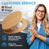SANILO Wooden Toilet Seat with Soft Close [ROUND] - Decorative,