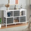 HOMISSUE 6 Cube Storage Organizer Shelf, Rustic Short Bookshelf with