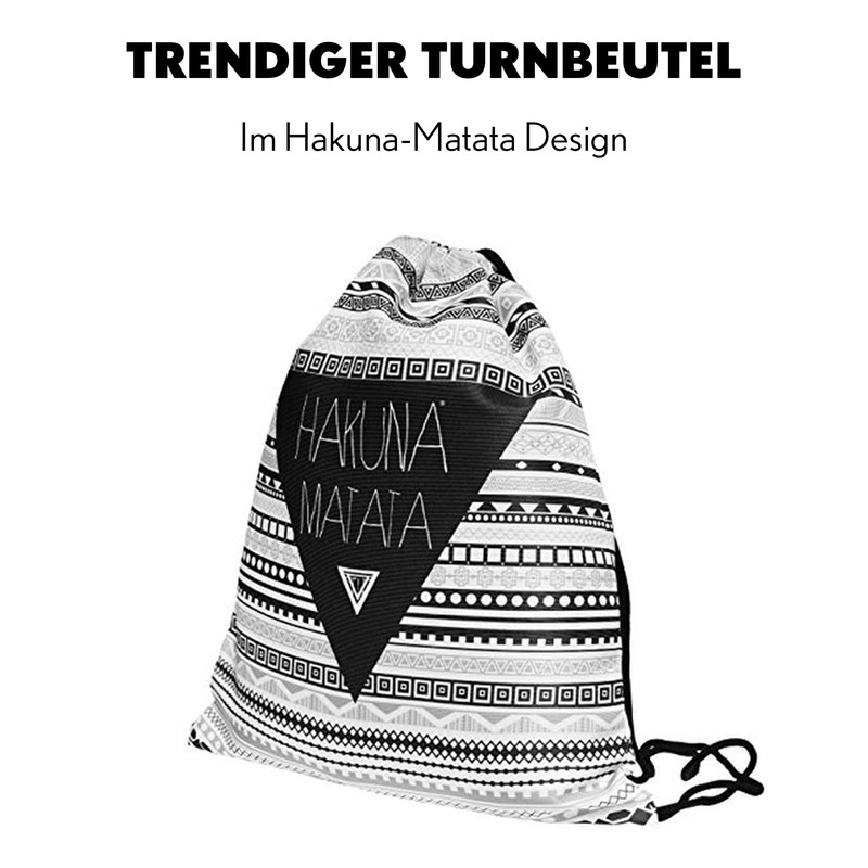 Bag Hakuna Matata Aztec Print case Hipster Fashion