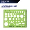 Pacific Arc - General Purpose Template - Drawing Aid Stencil