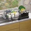 Dish Drying Rack Extendable Dish Rack Rustproof Carbon Steel with