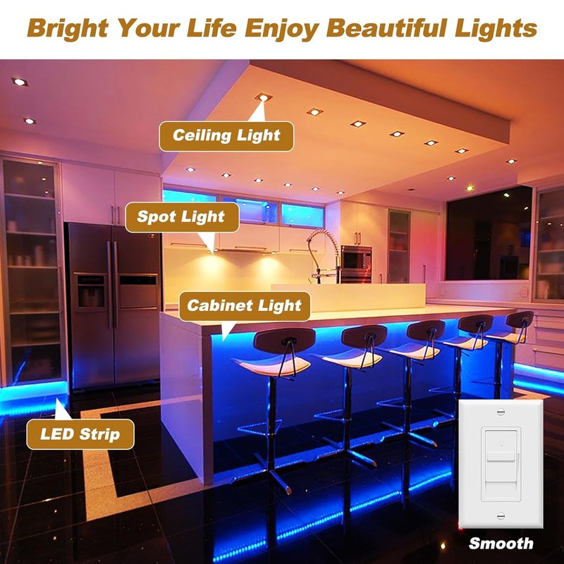 24V Dimmable LED Driver, 60W Triac ELV/MLV LED Transformer Compatible