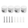 smartect Aluminium Wall and Ceiling Pins for Textile Cables [Pack