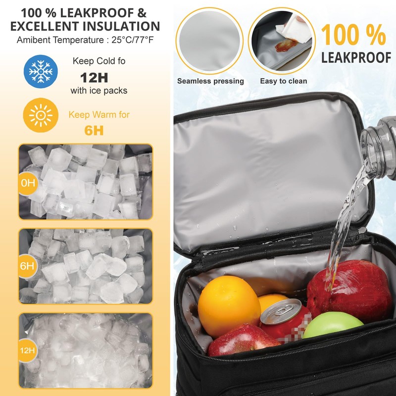 Tactical Backpack Cooler,Soft Lightweight Leakproof Cooler Backpack,Insulated Cooler Bag,Portable Soft
