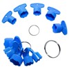 Lilaly 10 Pcs Aerator Key, Faucet Aerator Removal Tool, Aerator