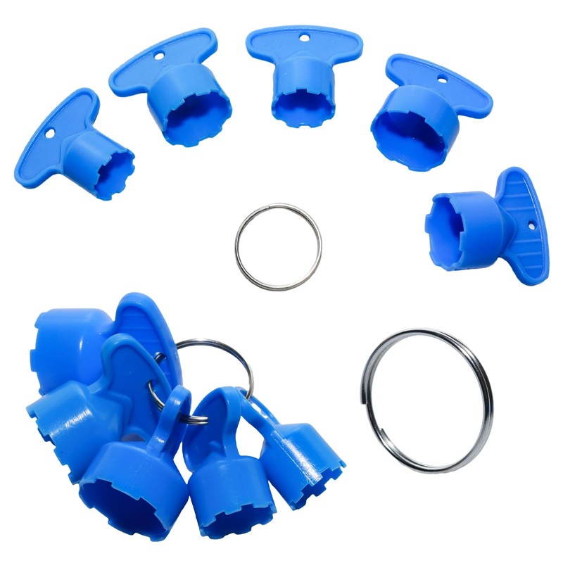 Lilaly 10 Pcs Aerator Key, Faucet Aerator Removal Tool, Aerator