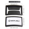 MAXJULI Ski Goggles Pass Holder 2 Pack (Black+Blue)
