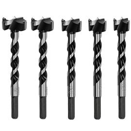 KEWAYO 3-Blade Woodworking Counterbore Bit Set, Woodworking Drill Bit Set, For Carpentry Hole Saws, For Cutting Holes, Diagonal Holes, Stacking Holes, Woodworking Hinges, Boring Bits 0.6, 0.7, 0.8, 0.8, 0.8, 0.8, 0.9, 1.0, 1.0, 1.0, 1.0, 1.0, 1.0, 1.0, 1