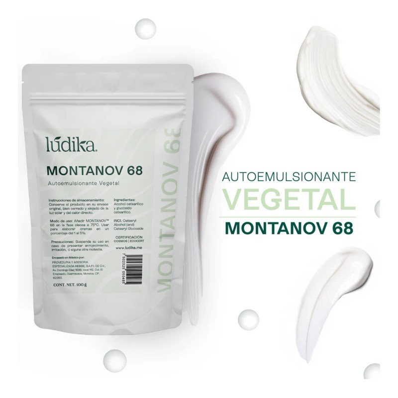 Emulsionante Natural Montanov Ludika 100g Cremas Protectores