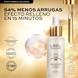 L'BEL | Sérum Facial Concentré Ácido Hialurónico 27 ml | Reduce Arrugas y Líneas de Expresión | Hidratación 150H | Con 8 Tipos de Ácido Hialurónico y 
