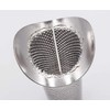4" x 8" Long Trench Drain Strainer Insert - Stainless