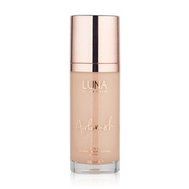 LUNA 3 in 1 Airbrush Primer Makeup, Highlighter and Skin Tint - Weightless and Breathable Illuminating Primer - Fine Line & Pore Minimizer Primer - Light Nude Shade