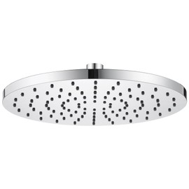 AONEON Waterfall Showerhead 10-Inch Large Bathroom Overhead Rainfall Shower Head with Adjustable Angle High Pressure 2.5 GPM, Chrome SH001CH-D10