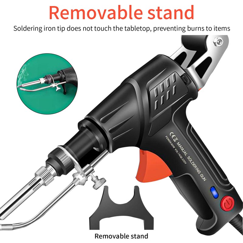 Soldering Iron Kit, 60W Soldering Gun Automatic Hand-held Solder Gun