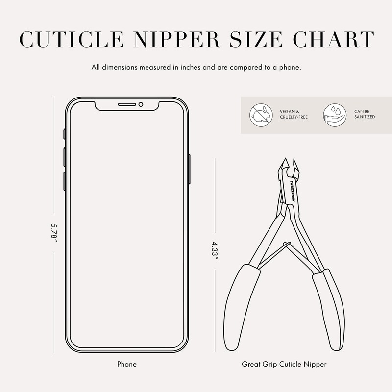 Tweezerman Great Grip Cuticle Nipper
