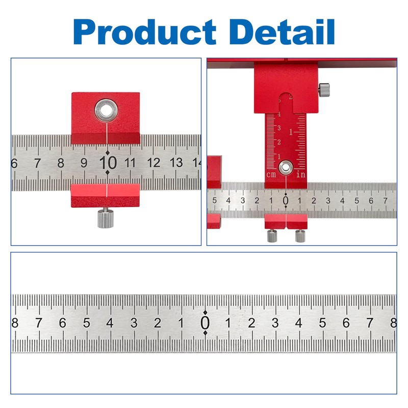 ShineUs Cabinet Hardware Jig Tool，for Handles and Knobs Drawer Guide