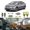LIGHSTA 8PCS Super Bright White Interior LED Light Kit Package