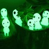 10pcs Resin Decoration Tree Elf Figurine Resin Luminous Tree Elf