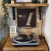 Wall Mounted Now Playing Vinyl Record Storage Display Stand (Oak