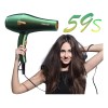 JAZYMUCHOMASJAZYMUCHOMAS Secadora De Cabello,profesional De 1800w Y 3 Veloc