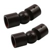 T Tulead Curtain Rods Corner Connector Wood Elbow Connector 1.1-Inch