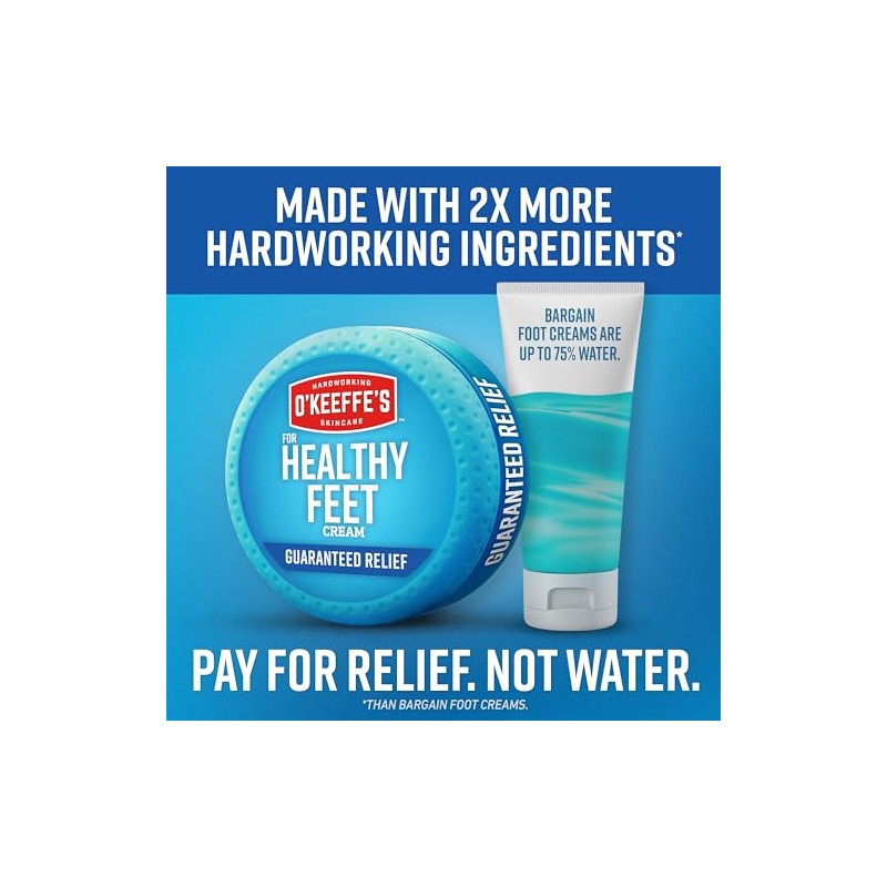 O'Keeffe's 105268 Value - Tarro de crema de pie